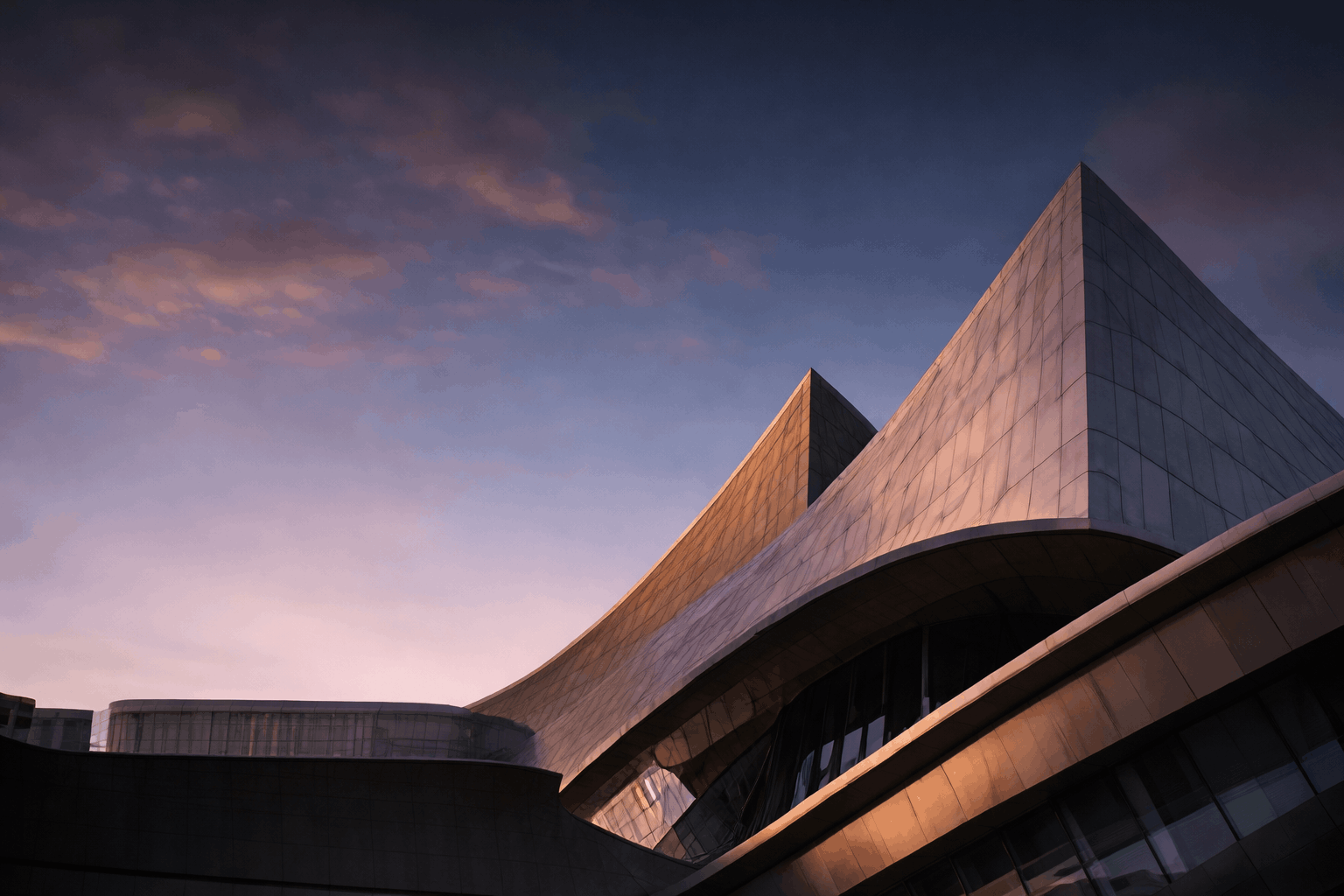 Architectural photograph showing strong composition